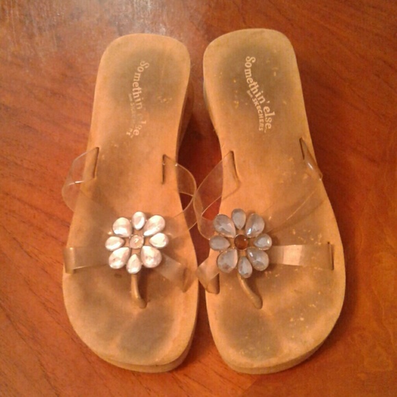 skechers flip flops with rhinestones